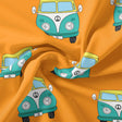 Orange and Blue Ven Print Muslin Fabric for Kids – ven3