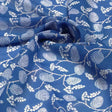White Jasud Flower With Stalk Digital Printed Fabric - Weightless – we 0 ma02853p3 110 c