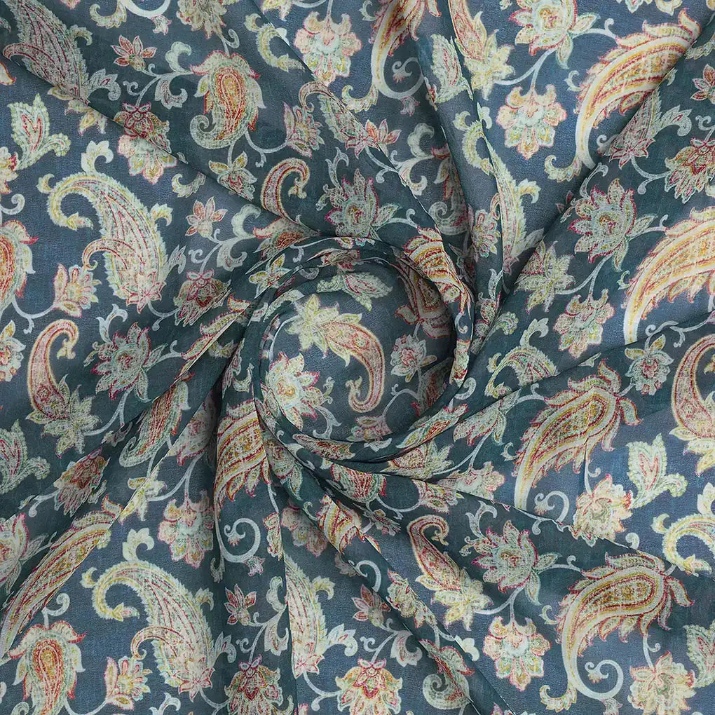 Multi color Paisley Over Blue Base Digital Printed Fabric – we 0 ma09827 110 bcopy