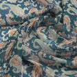 Multi color Paisley Over Blue Base Digital Printed Fabric – we 0 ma09827 110 ccopy