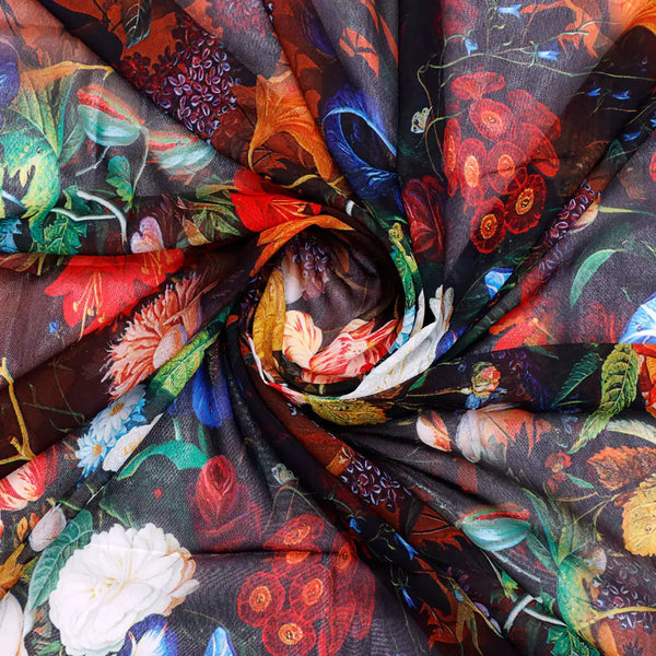 Gorgeous damask digital printed fabric by FAB VOGUE Studio – we 0 ta0025 110 a - alternate view