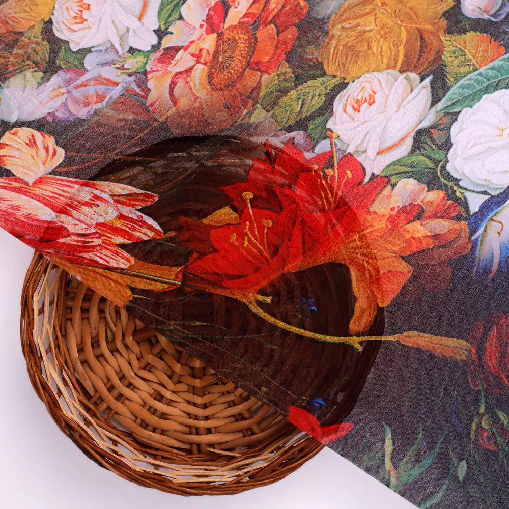 Gorgeous damask digital printed fabric by FAB VOGUE Studio – we 0 ta0025 110 b