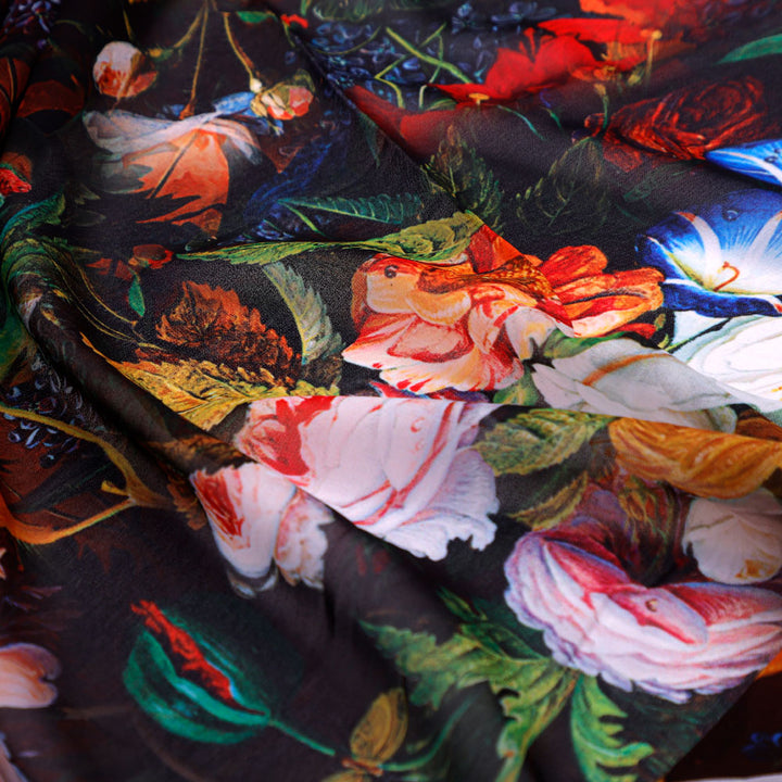 Gorgeous damask digital printed fabric by FAB VOGUE Studio