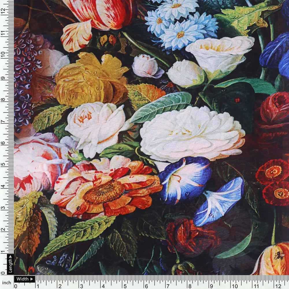 Gorgeous damask digital printed fabric by FAB VOGUE Studio – we 0 ta0025 110 d