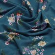 Colourful Flower Bunch Digital Printed Fabric - Weightless – we 0 ta07614 110 c