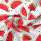 Red and White Watermelon Print Muslin Fabric for Kids – watermelon3
