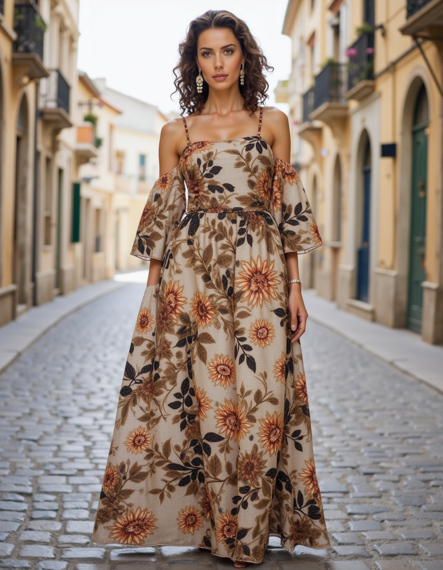 Dola Silk Printed Fabric