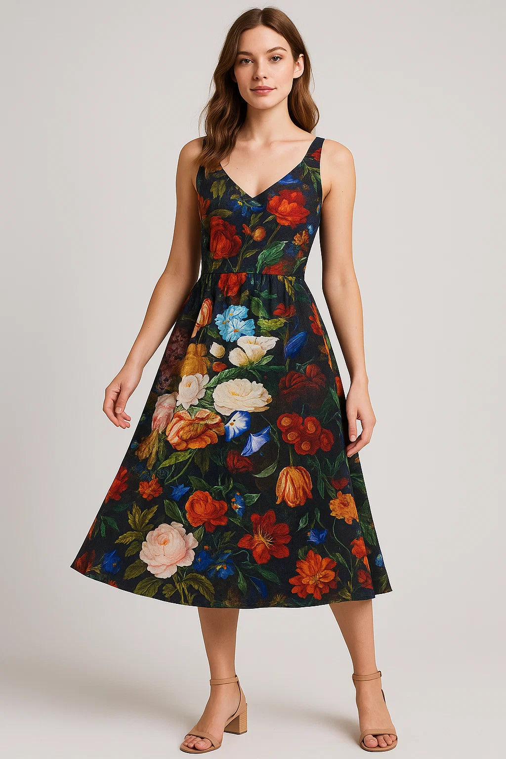 Gorgeous damask digital printed fabric by FAB VOGUE Studio