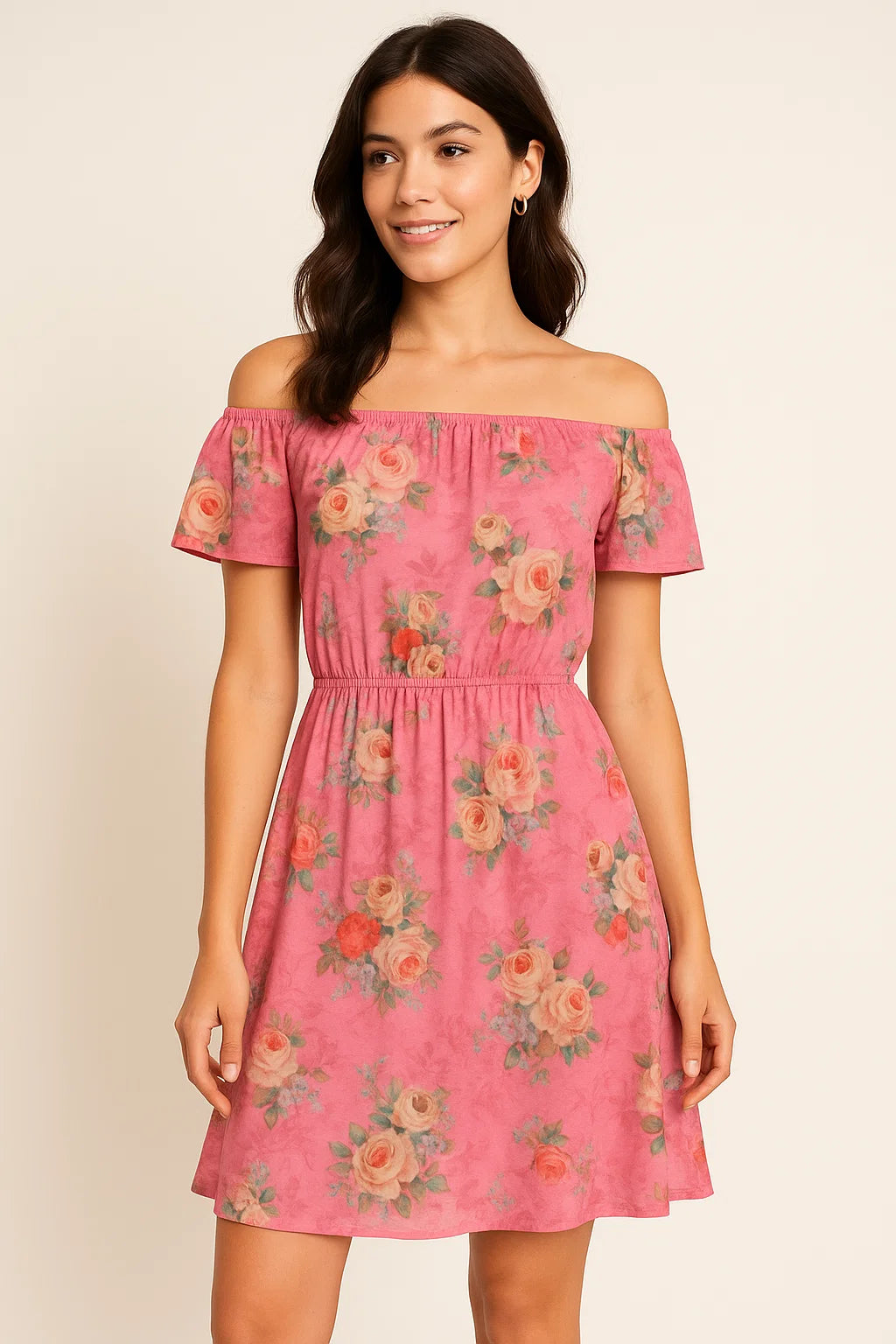 Gorgeous floral print digital printed fabric in weightless fabric from FAB VOGUE Studio