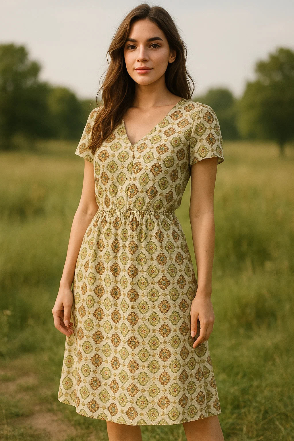 Pista Marrocan Weightless Printed Fabric