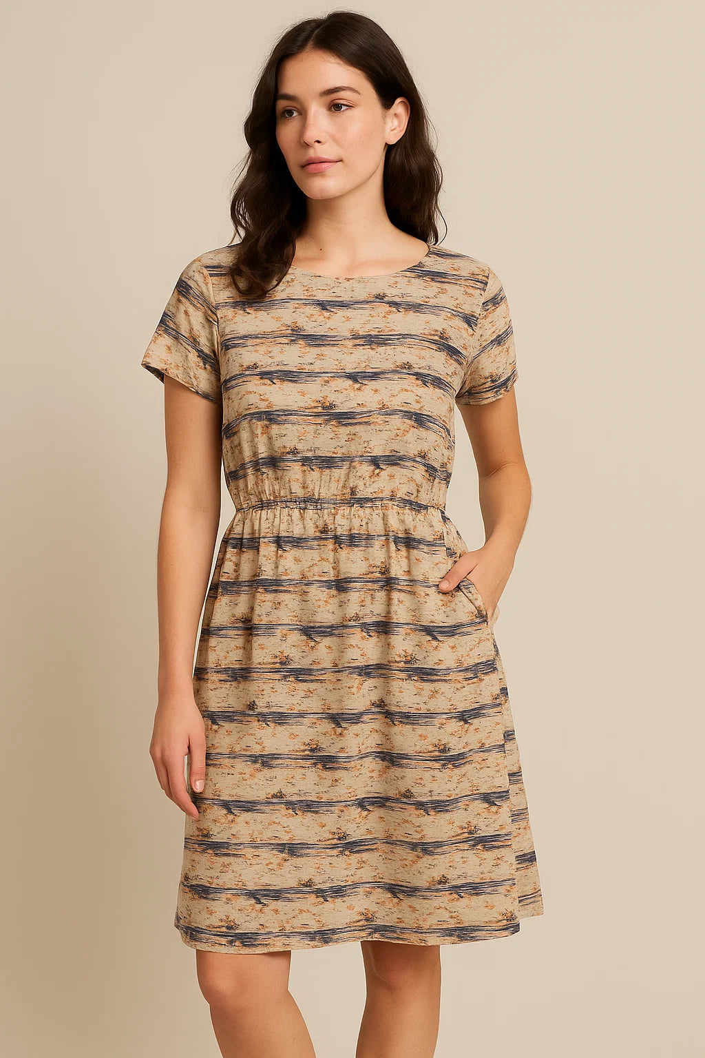 Modish Moss Decorative Weightless Printed Fabric