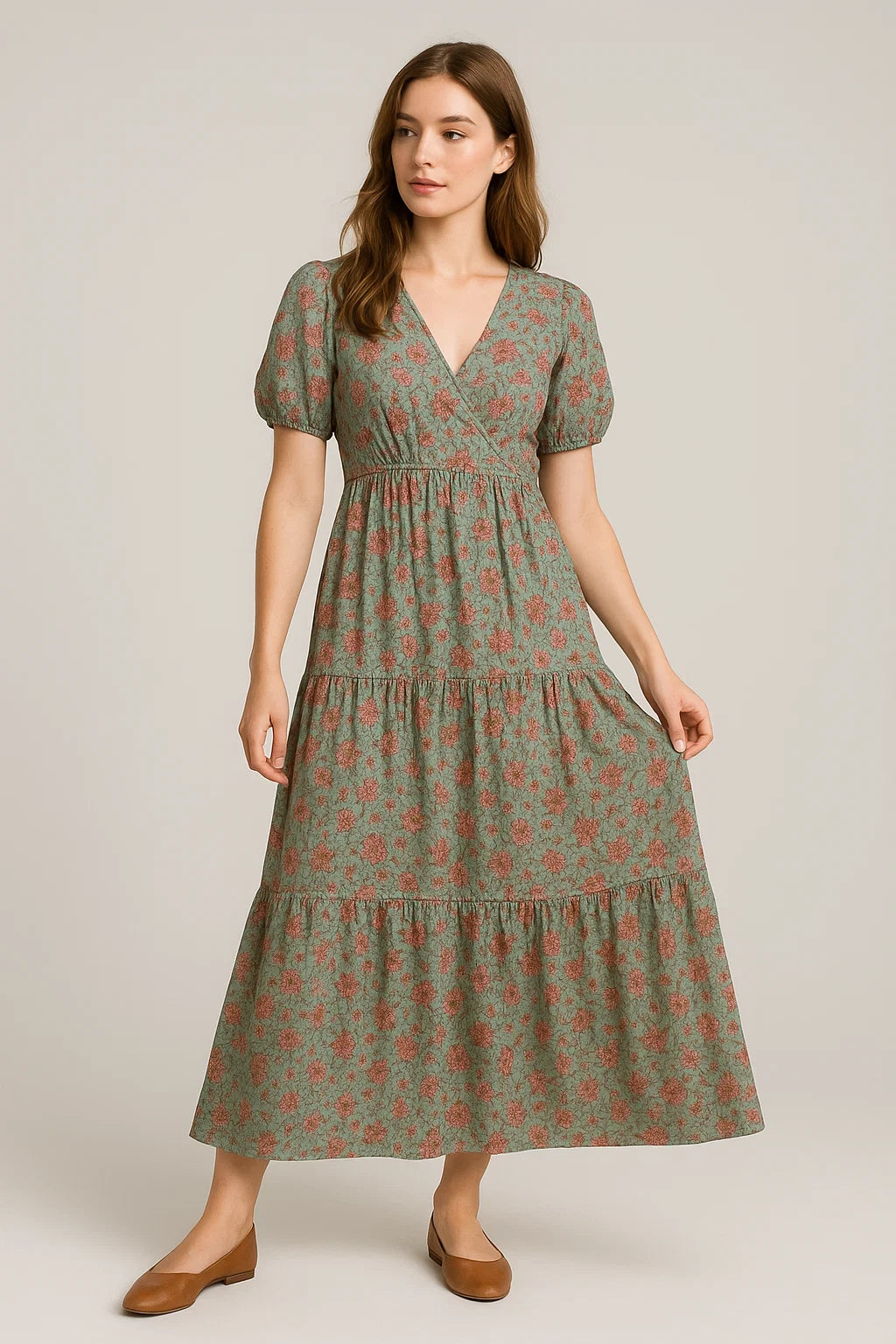 Mossy Bench Liberty Weightless Printed Fabric