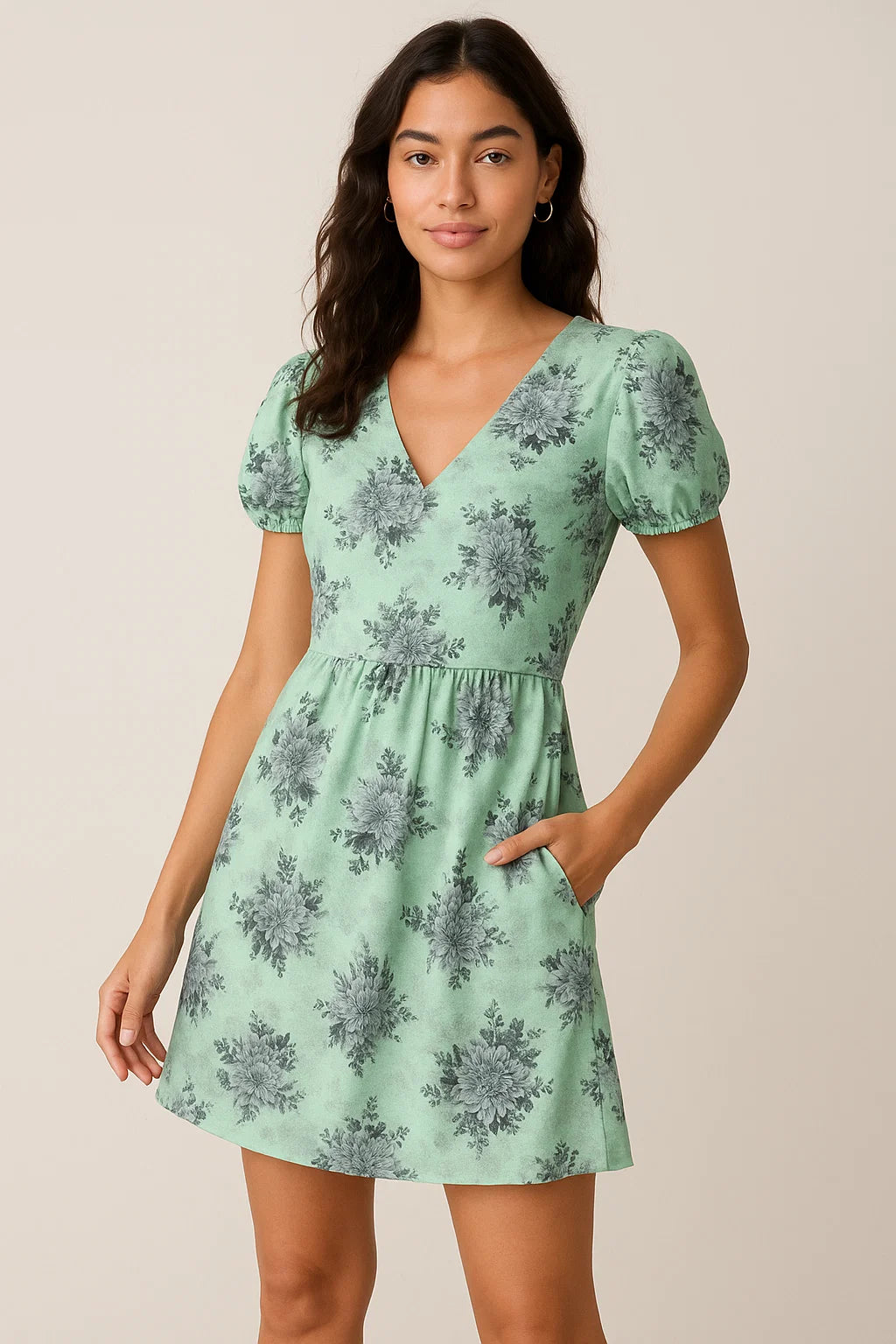 Pista Flower Weightless Printed Fabric