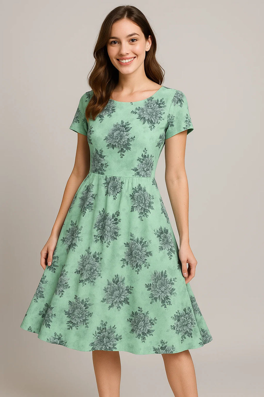 Pista Flower Weightless Printed Fabric