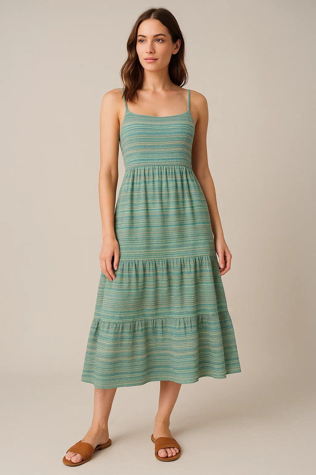 Multicolour Art Of Watercolour Rhombus Digital Printed Fabric - Weightless