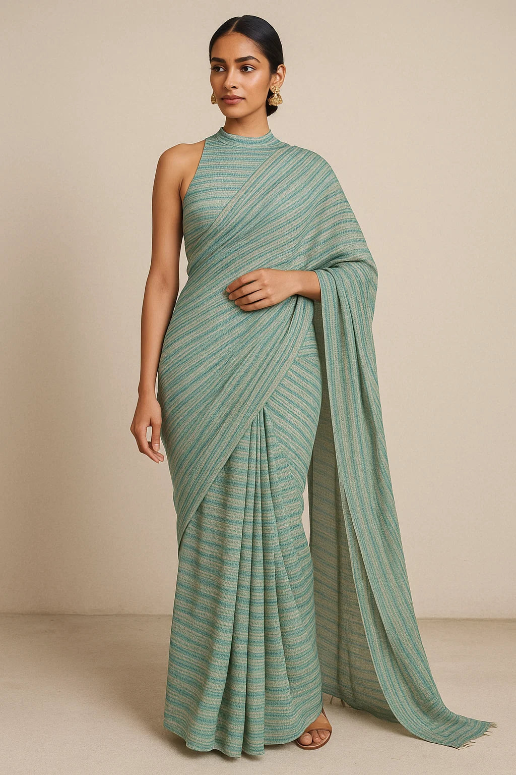 Multicolour Art Of Watercolour Rhombus Digital Printed Fabric - Weightless