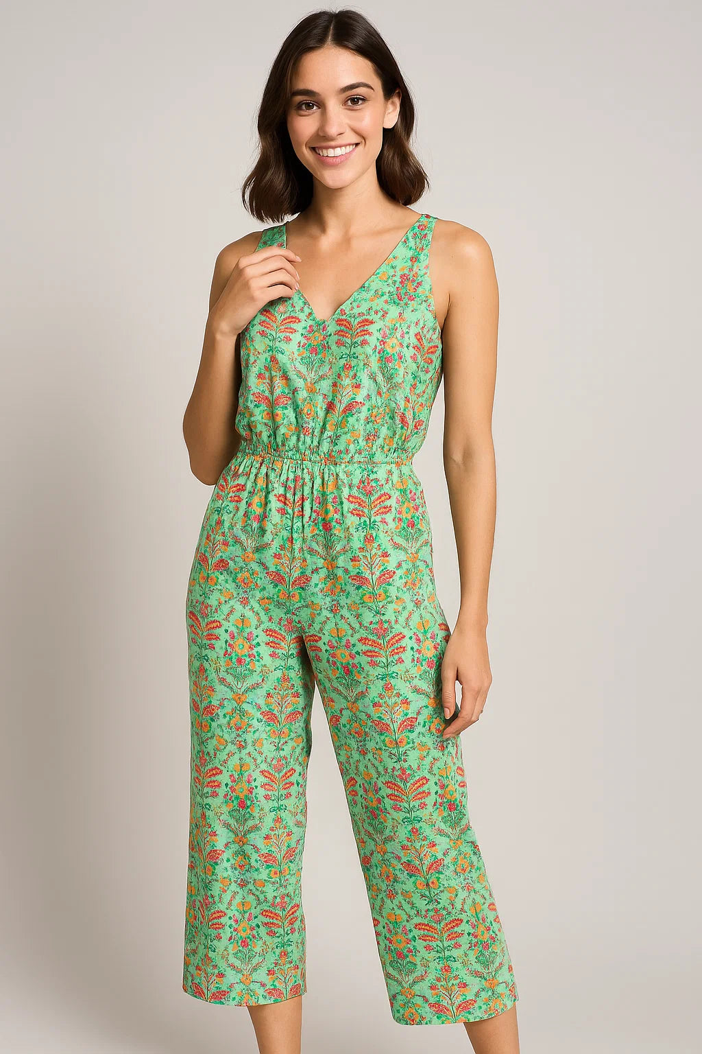 Morden Paint Of Art Multicolour Digital Printed Fabric - Weightless