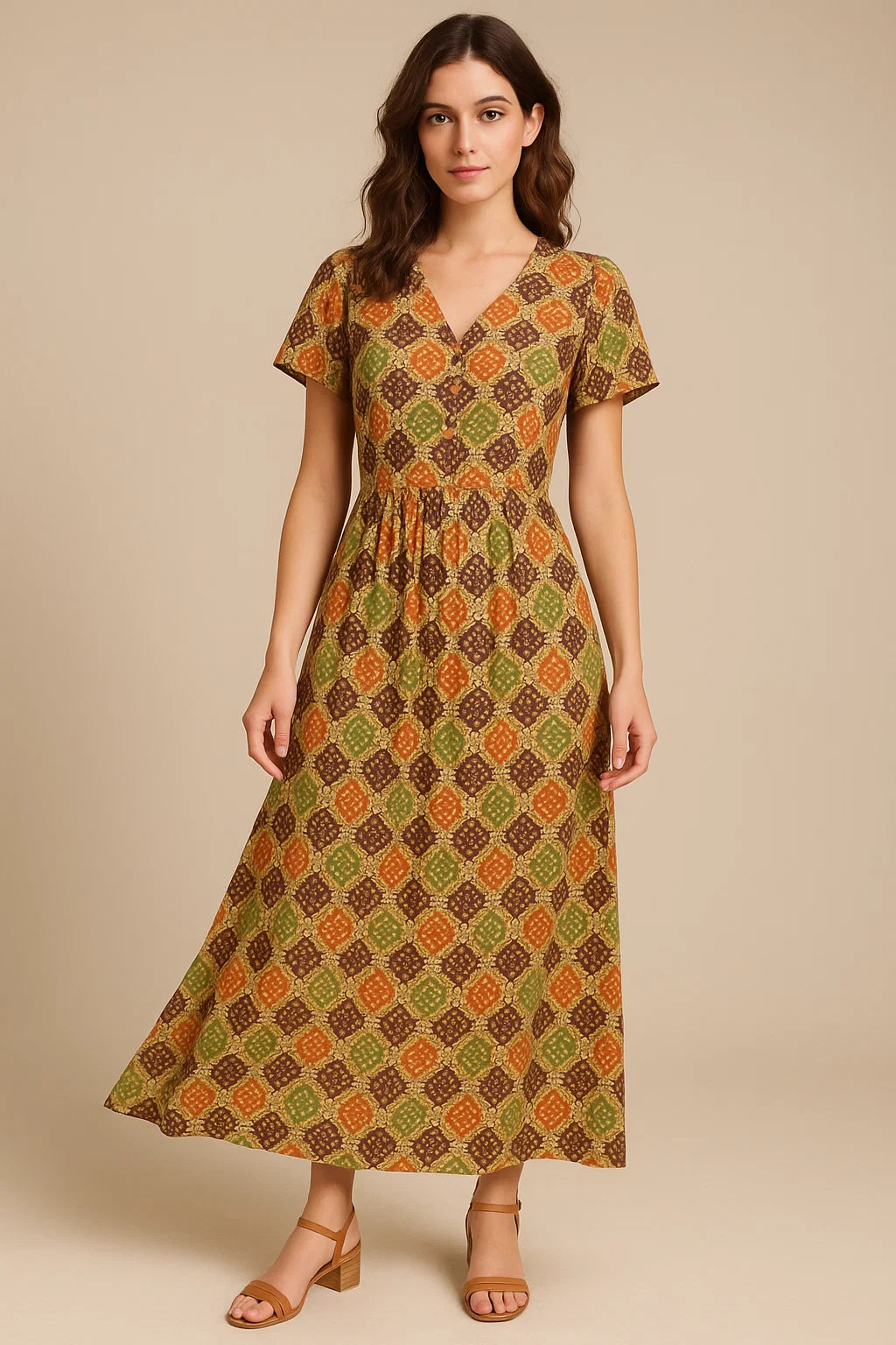 Seamless Honeycomb Repeat Pattern Digital Printed Fabric - Weightless