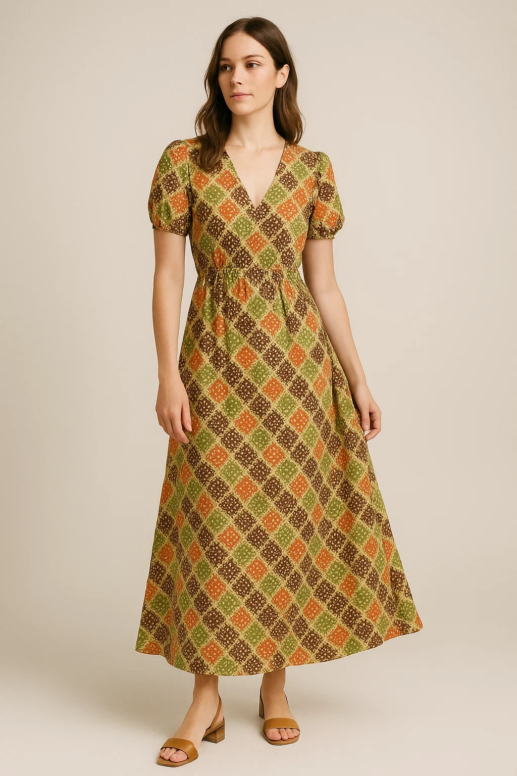 Seamless Honeycomb Repeat Pattern Digital Printed Fabric - Weightless