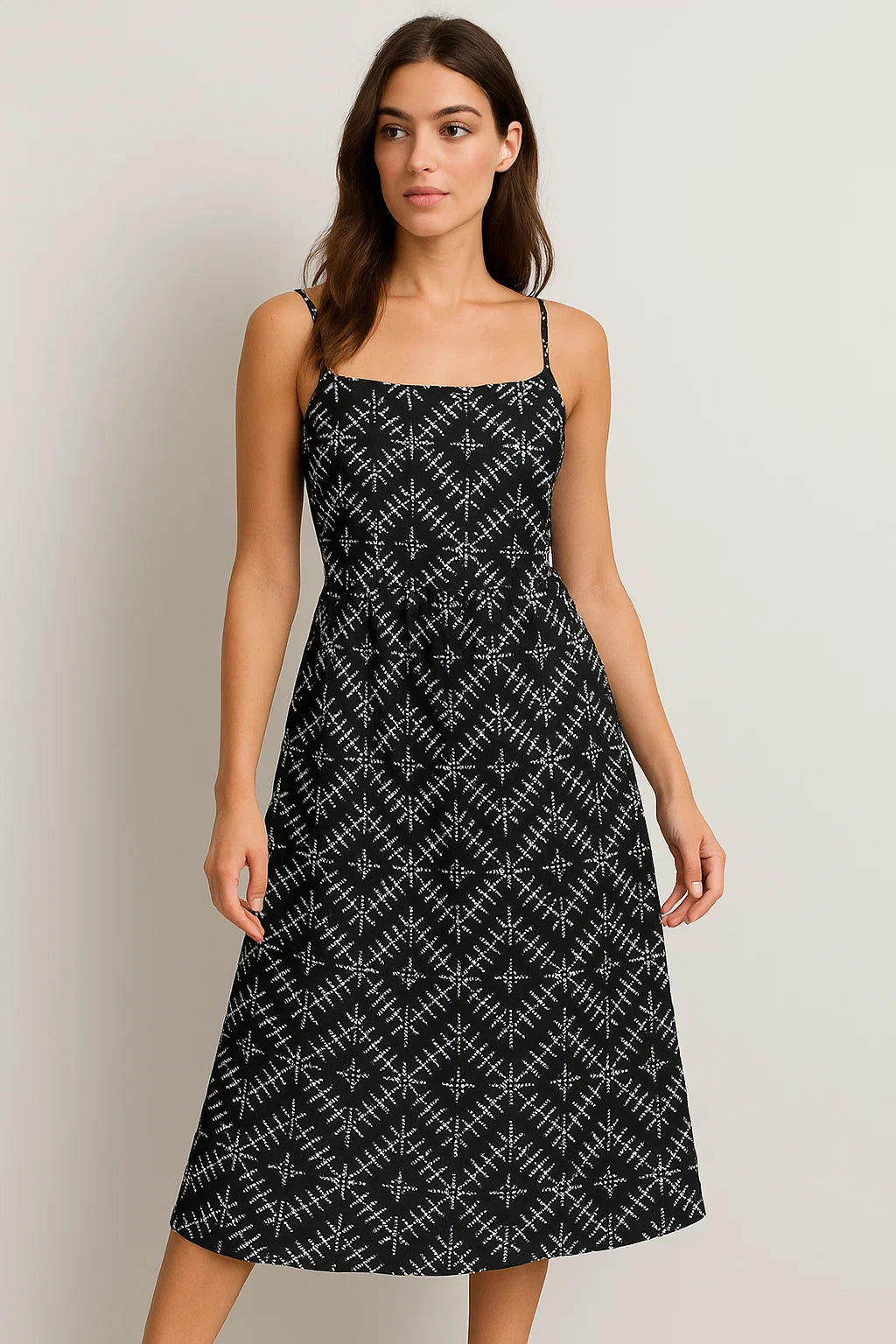 Morden Digital Art Of Doted Lining Digital Printed Fabric - Weightless