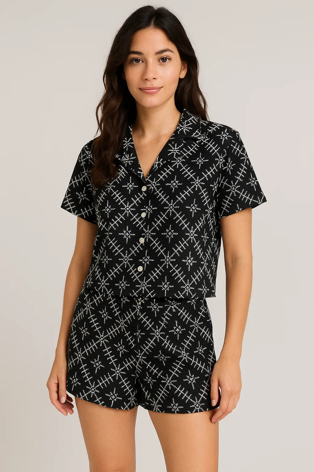 Morden Digital Art Of Doted Lining Digital Printed Fabric - Weightless