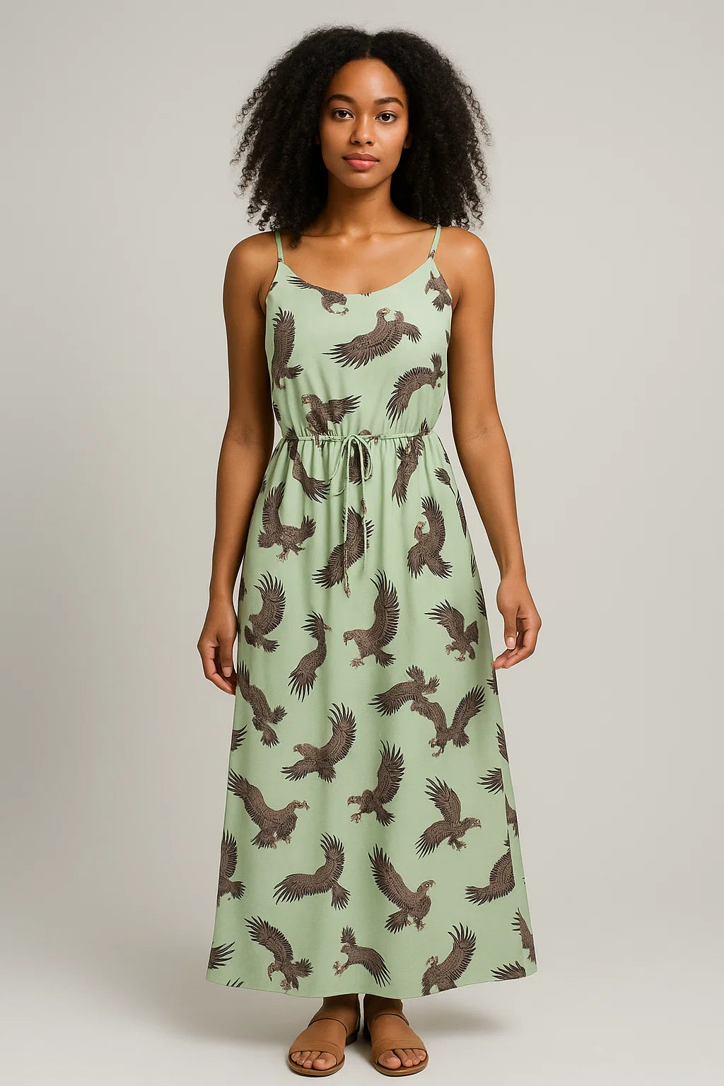 Seamless Eagle Bird Pattern Digital Printed Fabric - Weightless