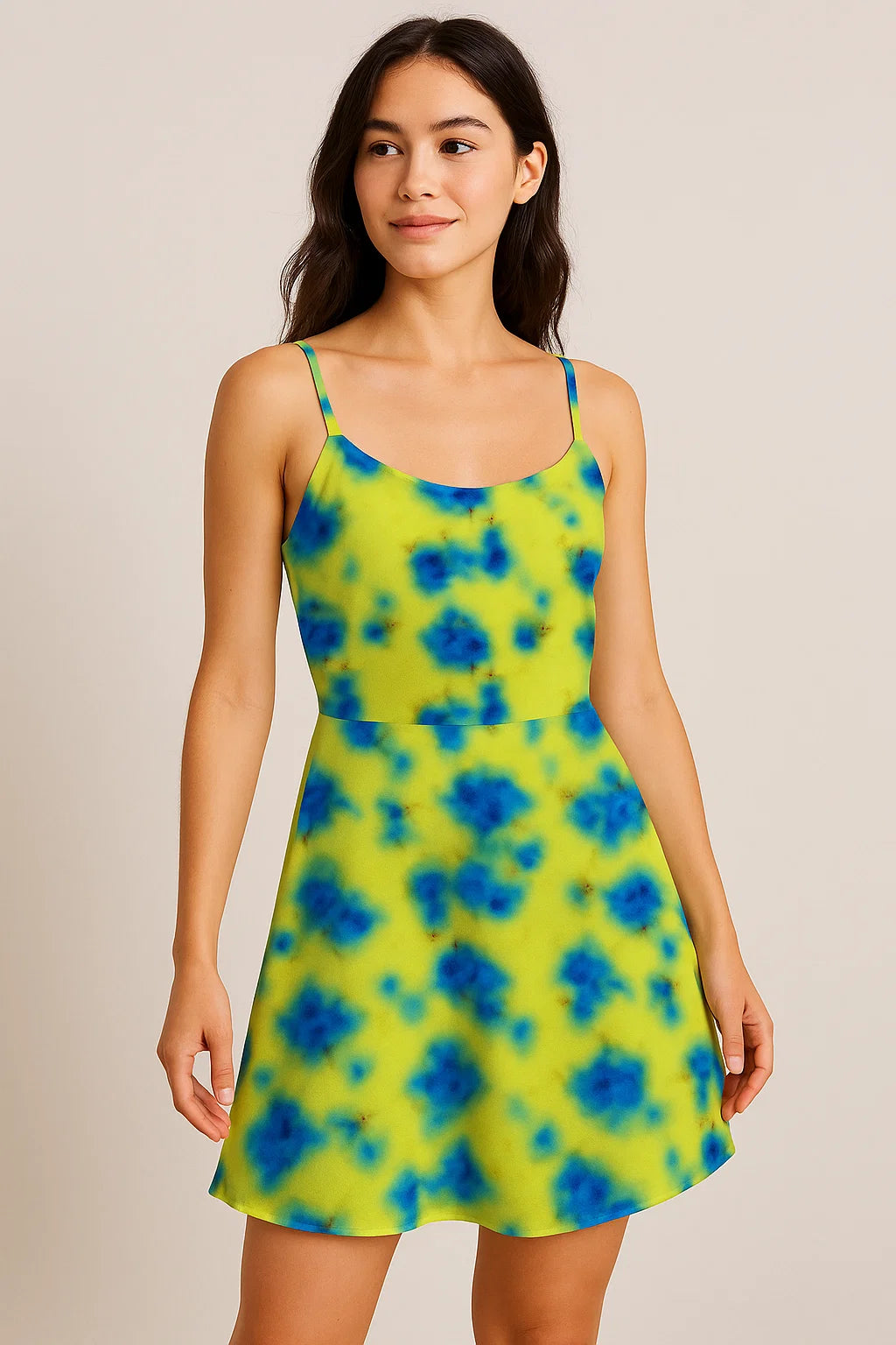 Watercolour Southern Platyfish Colour Digital Printed Fabric - Weightless