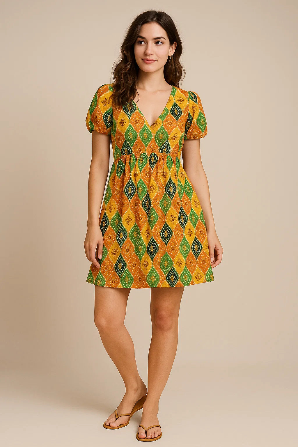 Mix Ogee Seamless Pattern Digital Printed Fabric - Weightless