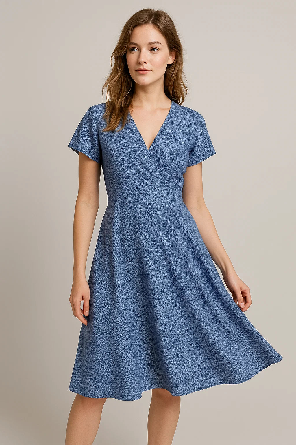 Seamless Abstract Repeat With Eagle Colour Digital Printed Fabric - Weightless