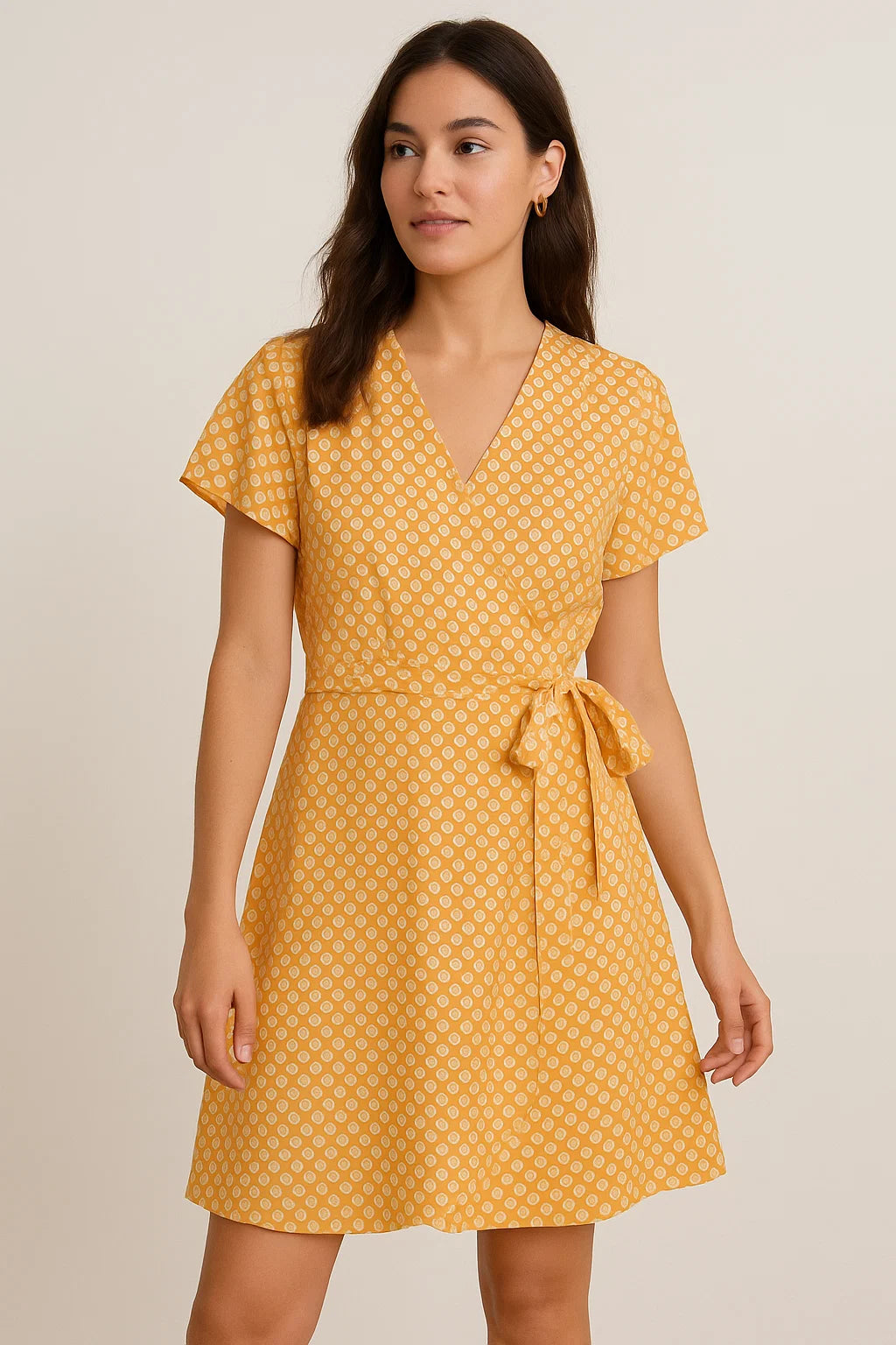 Bird's Eye Seamless Pattern Digital Printed Fabric - Weightless