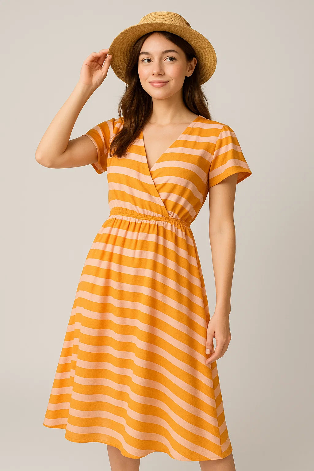 Barcode Stripe Waving Patterns Digital Printed Fabric - Weightless