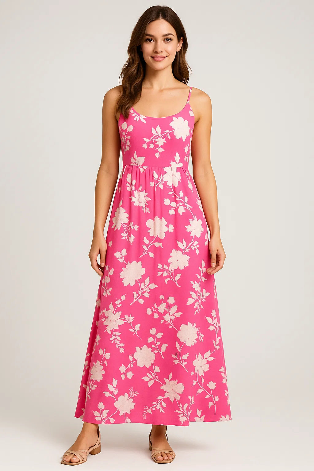 Vintage Old Spoted Flower Digital Printed Fabric - Weightless