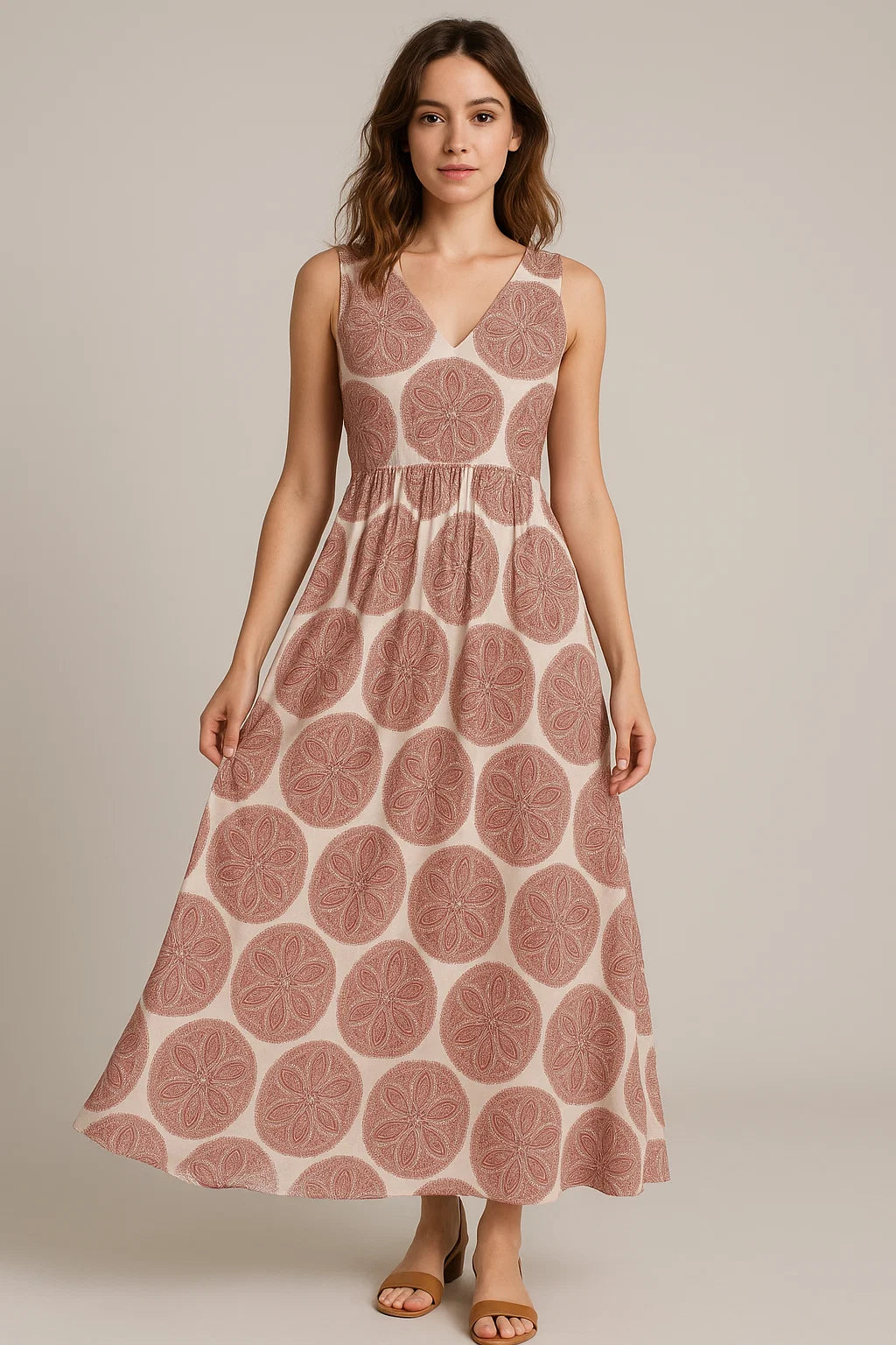 Oriental Paisley Patterns Digital Printed Fabric - Weightless