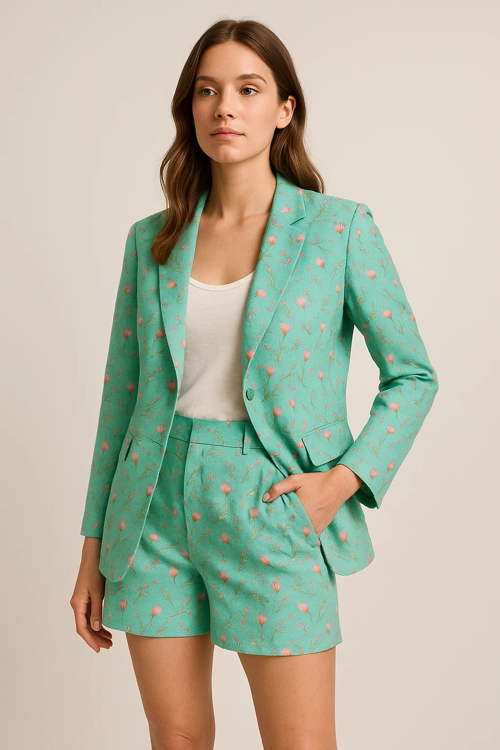 Romantic And Feminine Digital Printed Fabric - Weightless