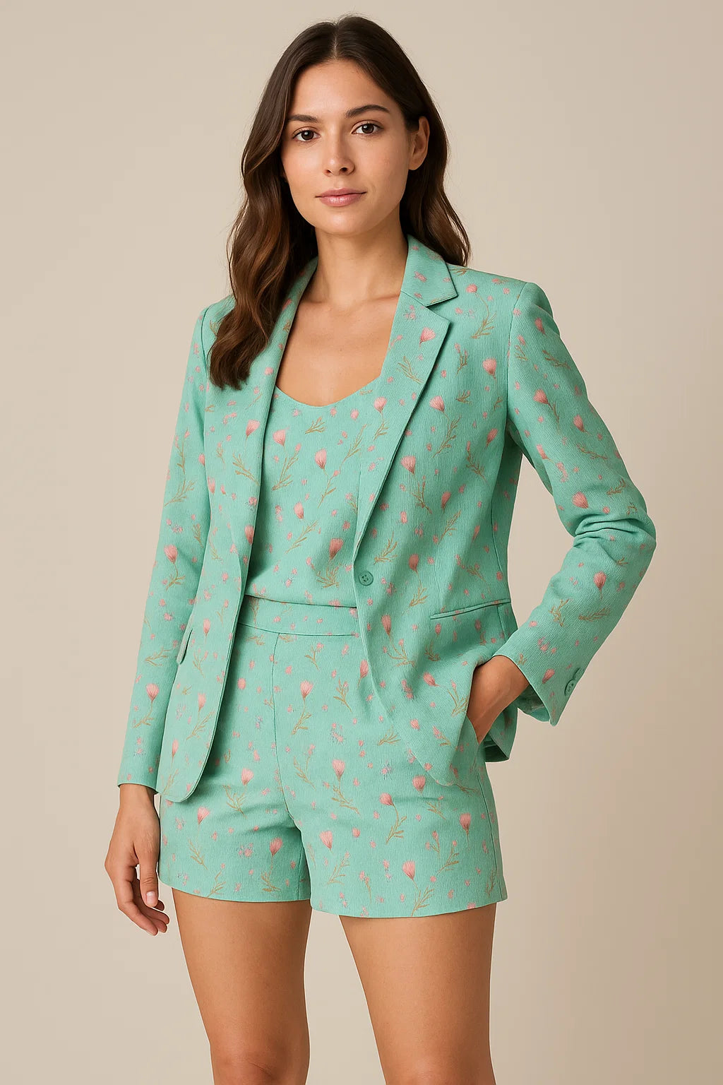 Romantic And Feminine Digital Printed Fabric - Weightless