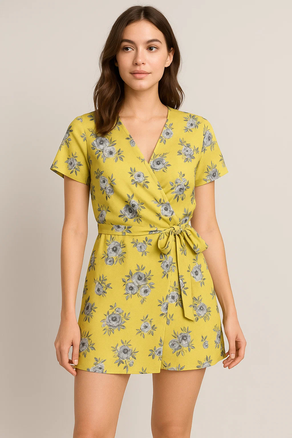 Vintage Art Of Flower Digital Printed Fabric - Weightless