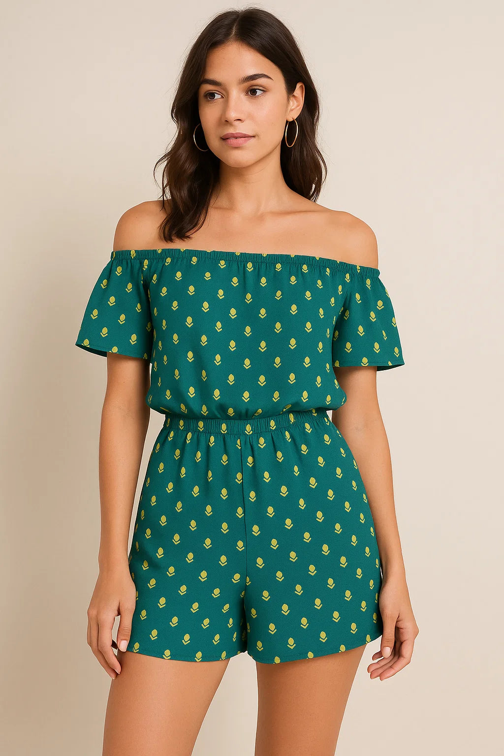 Small and Single Motif Digital Printed Fabric - Weightless