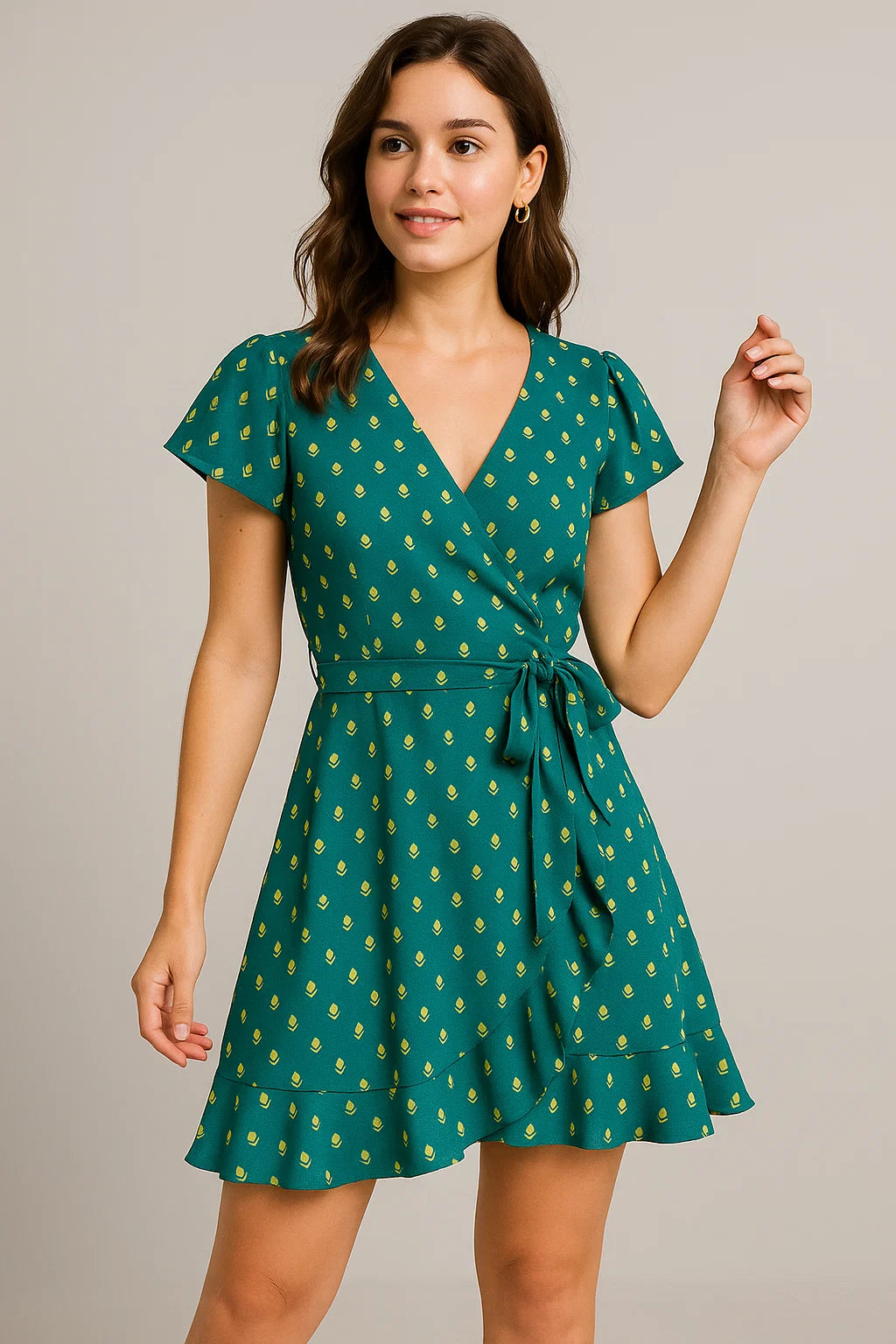 Small and Single Motif Digital Printed Fabric - Weightless