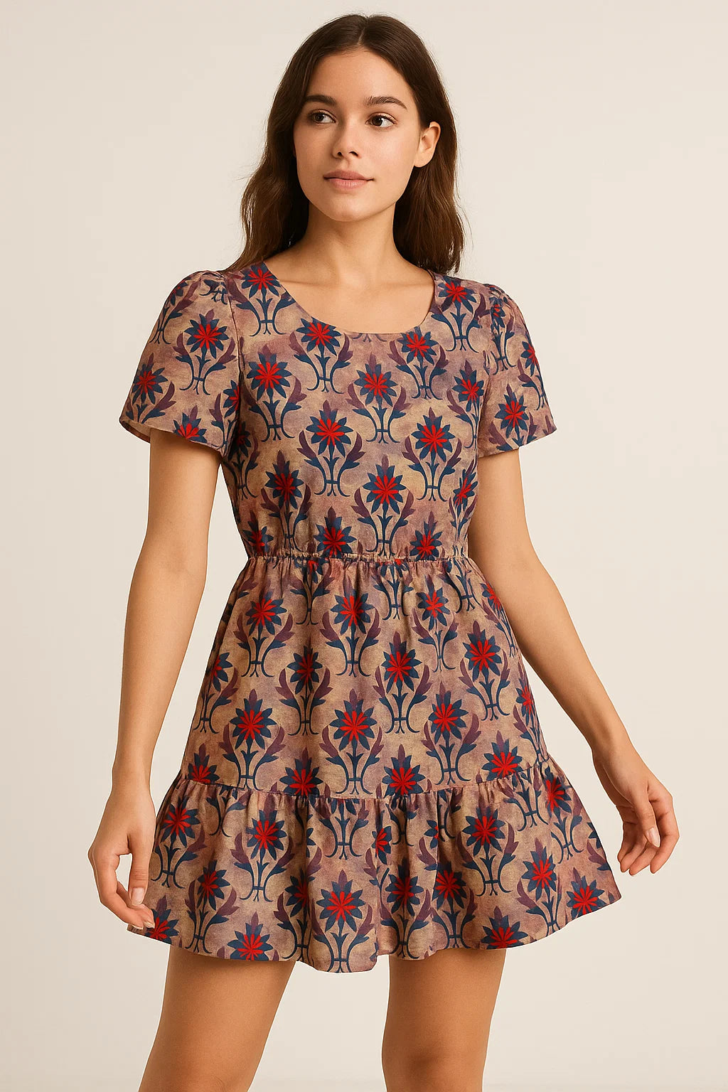 Maple Leaf Digital Printed Fabric