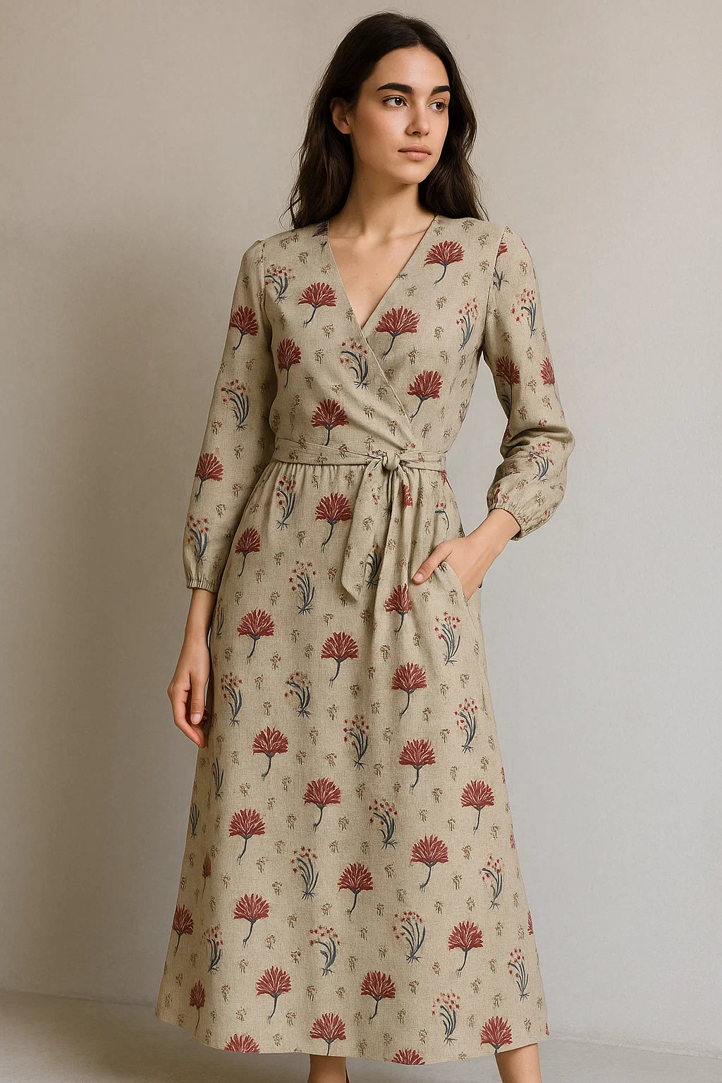 Fleur De Lis Design Digital Printed Fabric