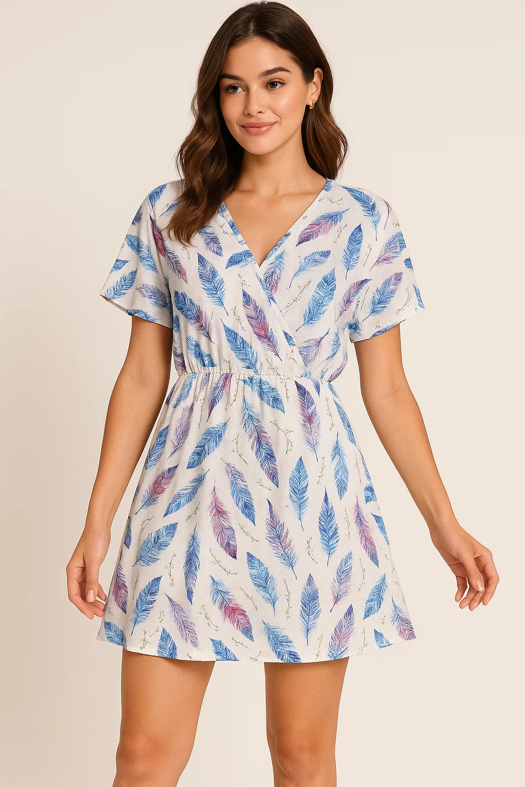 Feathers Digital Printed Fabric