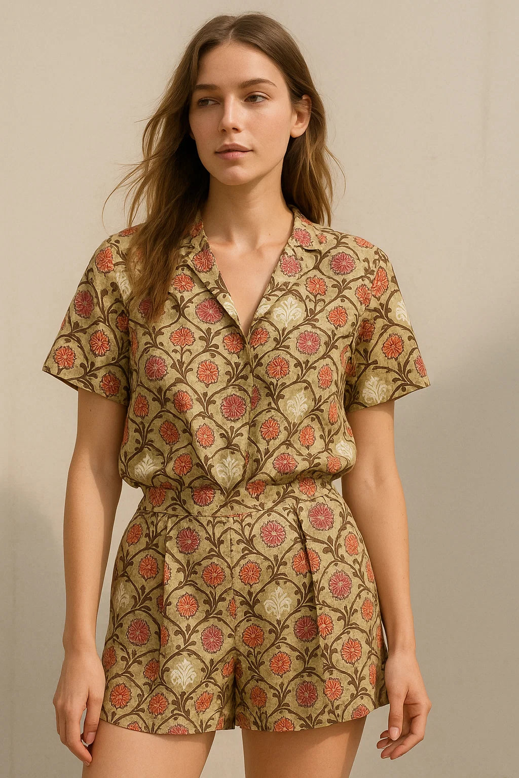 Decorative Damask Digital Printed Fabric