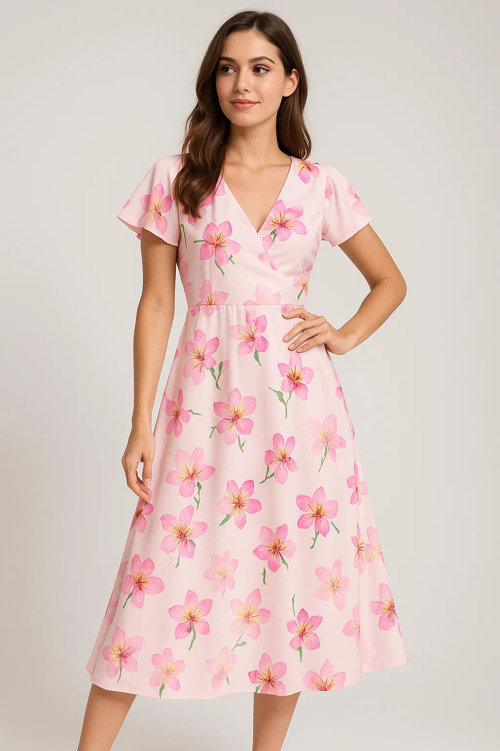 Colorfull Floral Digital Printed Fabric