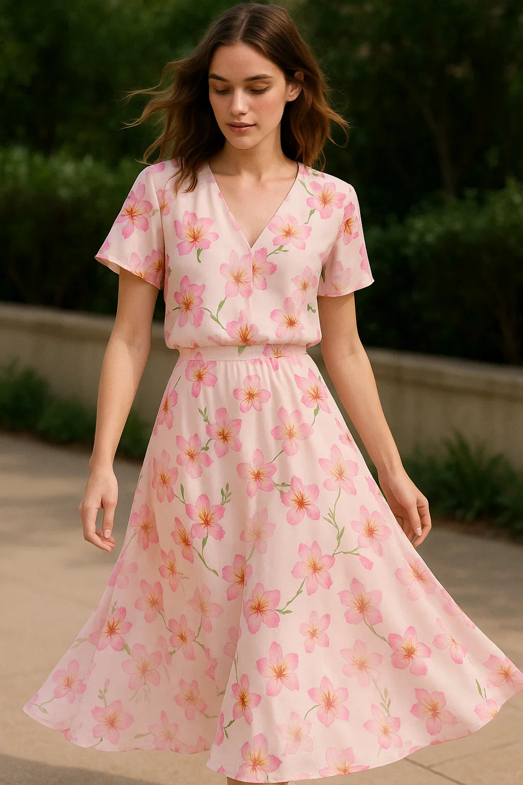 Colorfull Floral Digital Printed Fabric