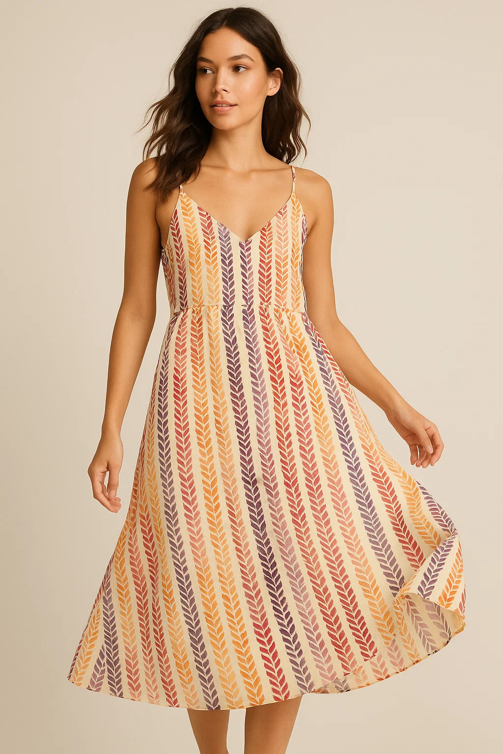 Bird Eyes Pattern Digital Printed Fabric