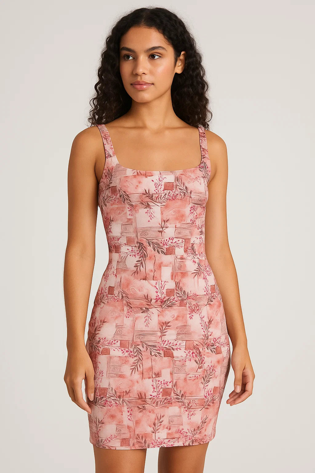 Black Botanical Pure Georgette Printed Fabric Material