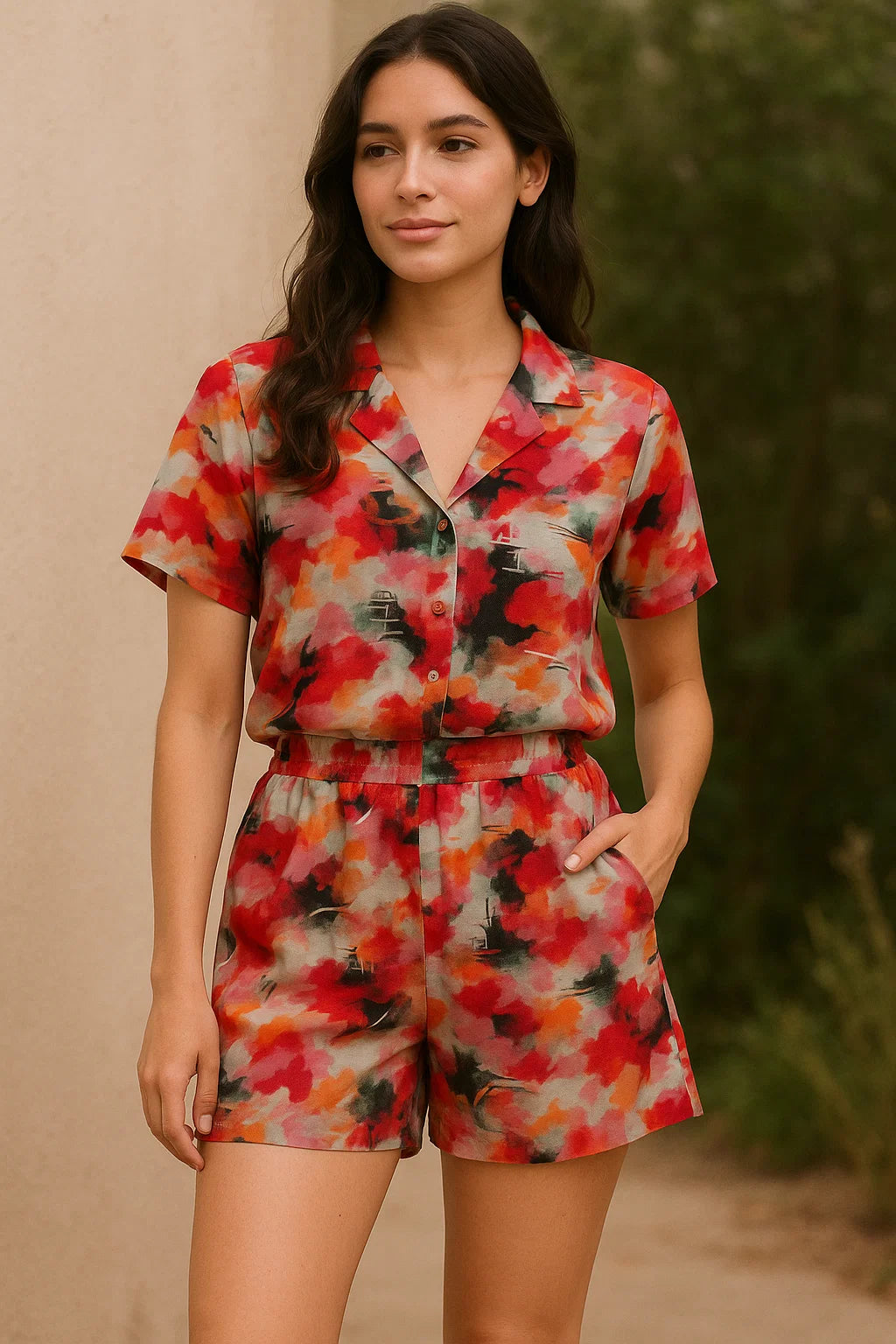 Morden Paint Of Art Multicolor Digital Printed Fabric - Pure Georgette