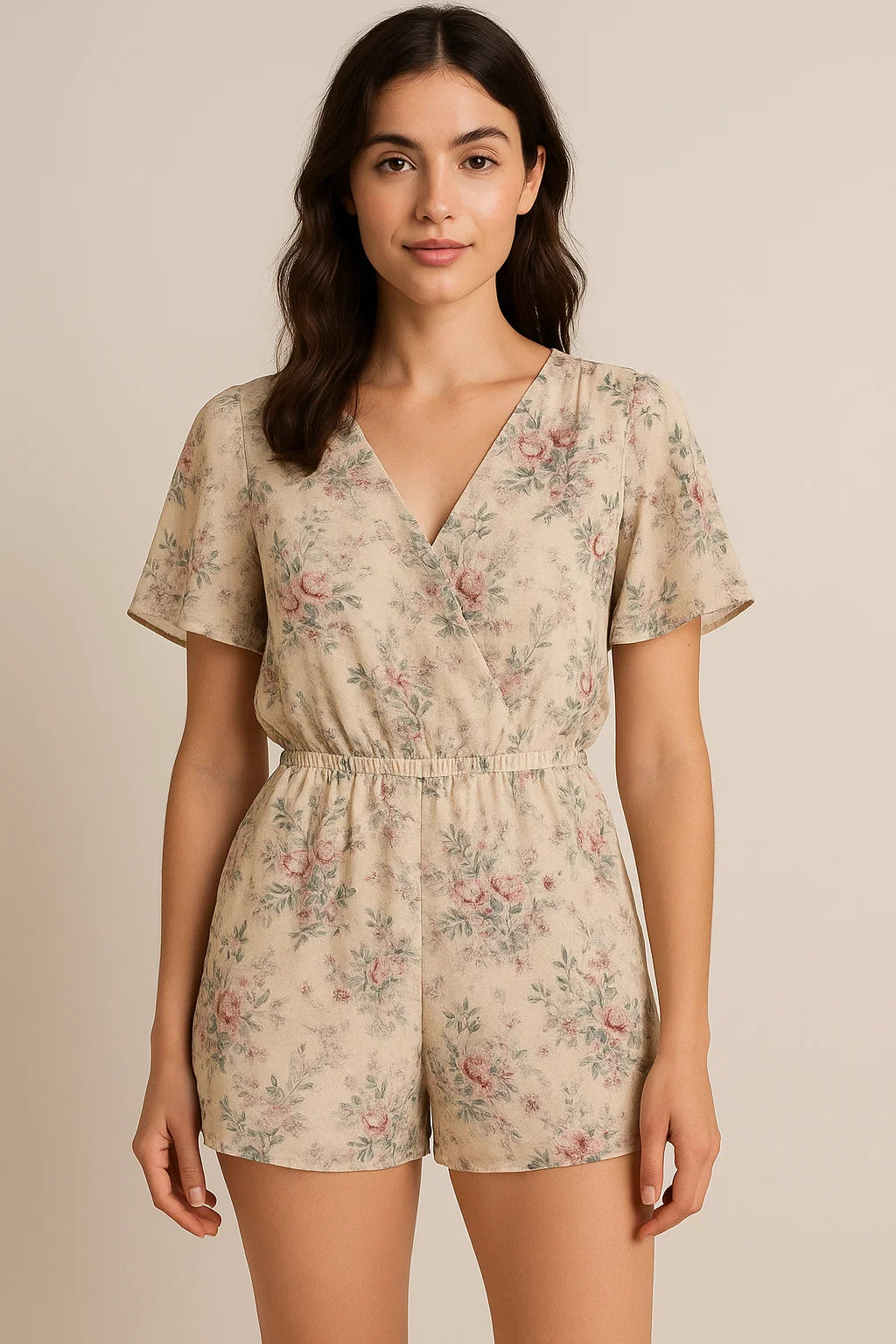 Cool Summer Carnation Flower Digital Printed Fabric - Pure Georgette