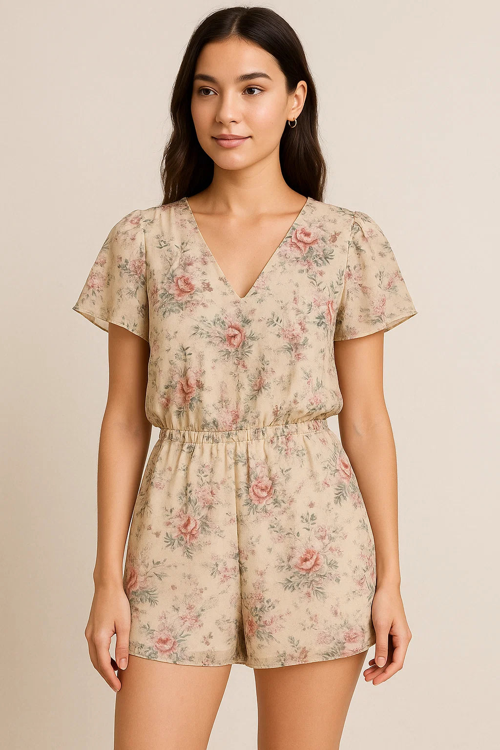 Cool Summer Carnation Flower Digital Printed Fabric - Pure Georgette