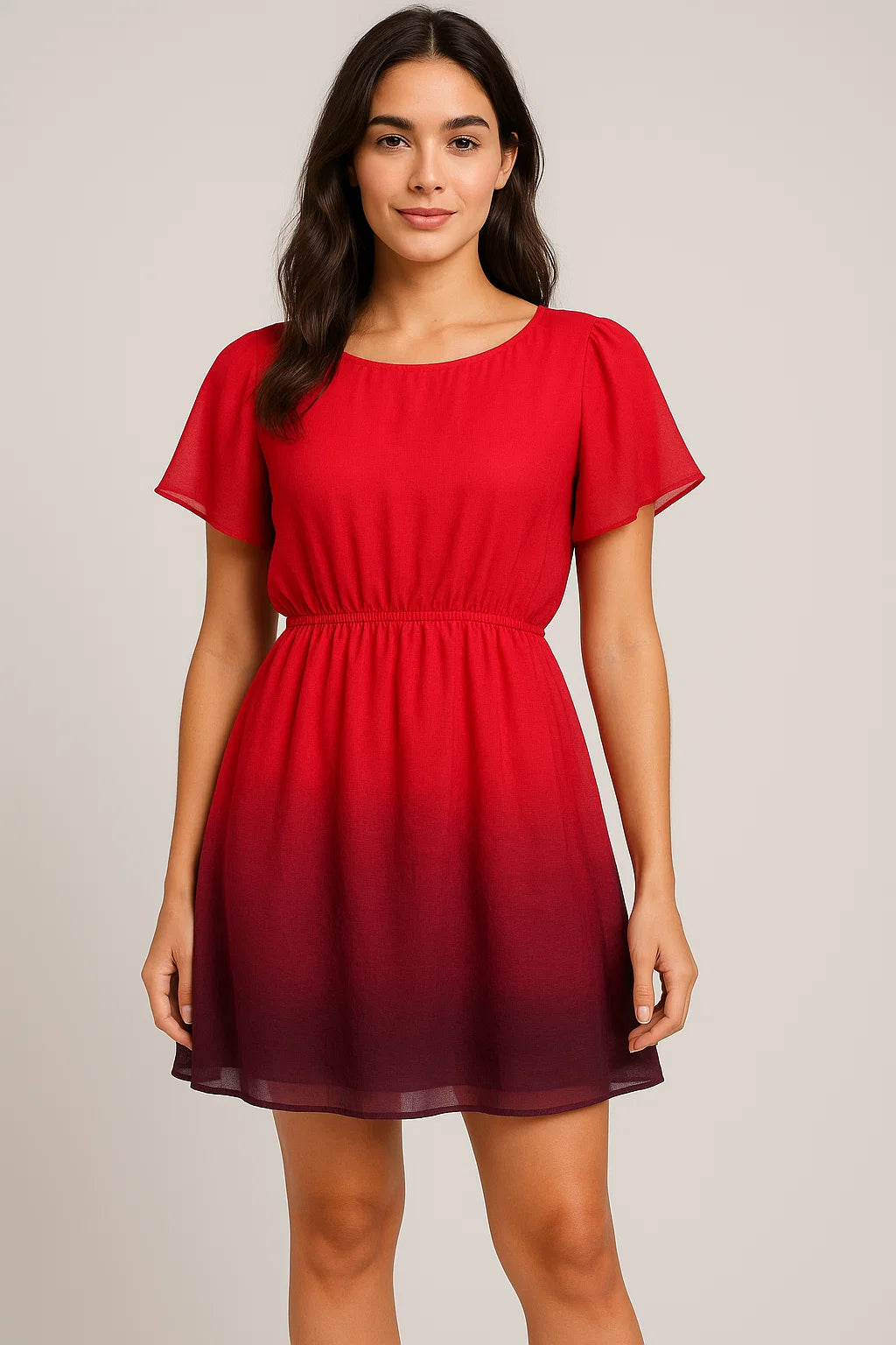 Morden Lifestyle Gradients Digital Printed Fabric - Pure Georgette